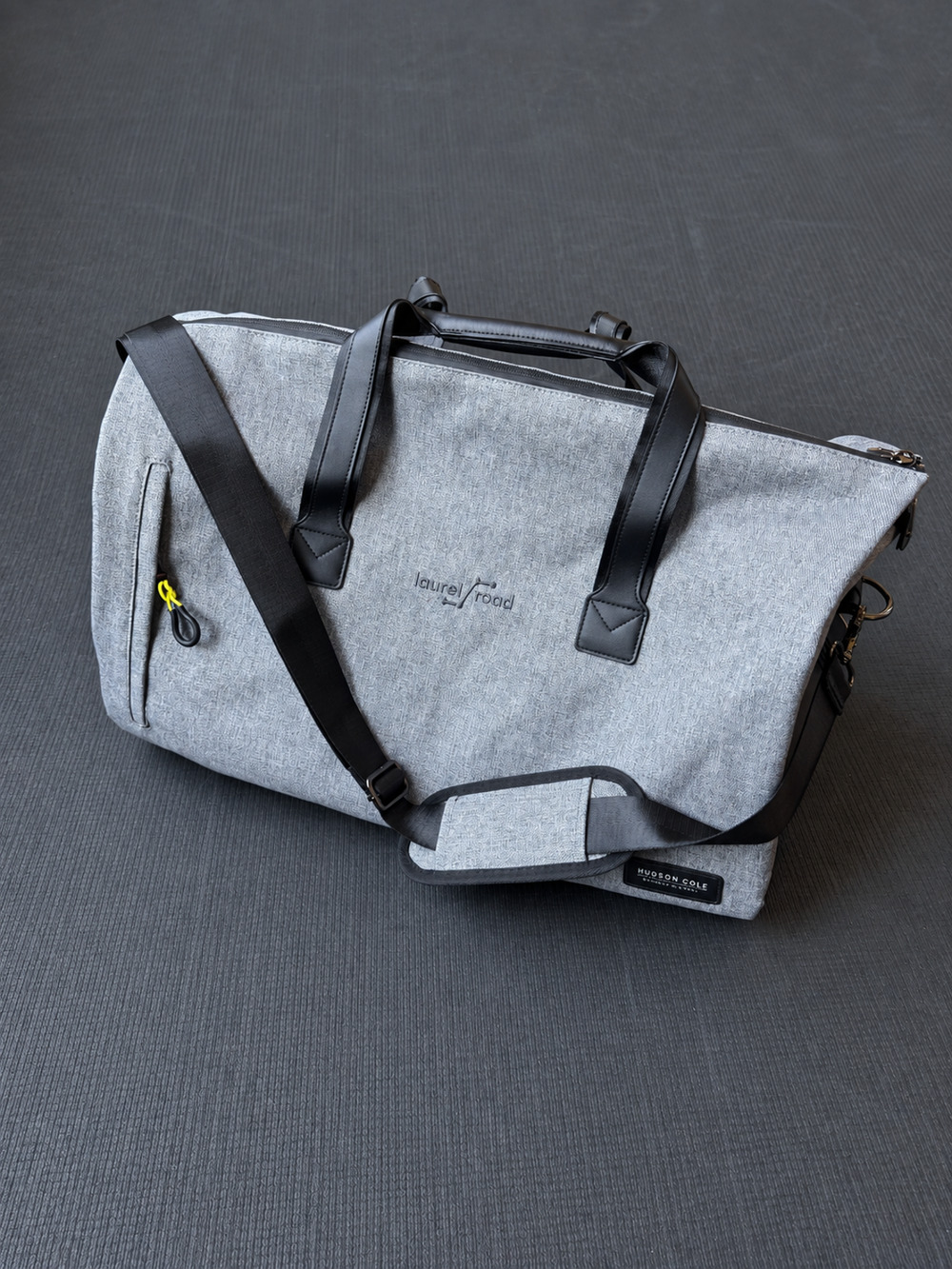Hudson Cole 2-in-1 Convertible Garment Duffle Travel Bag Gray New With Tags